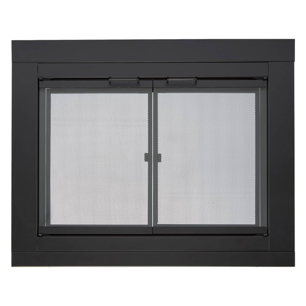Bluegrass Living Harland Fireplace Glass Doors with Screen, Small - Model# HLFD-SM