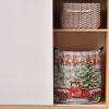 Laundry Baskets Xmas Red Truck Christmas Tree Winter Snow,Collapsible Laundry Hamper Dirty Clothes Basket with Handle,Storage Bag for Bathroom/Bedrooom Farmhouse Buffalo Plaid view 2