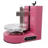 BEILOCKERY 110V Electric Cake Decorating Machine, 4-12 inches Cake Cream Spreading Coating Machine, Professional Cake Icing Machine with 304 Stainless Steel Spatula, Pink view 1