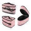 Rchsmod Pig Heart Print Steam Iron Storage Case Travel Iron Case with Handle Steamer Organizer Iron Holder with Zipper Closure Iron Accessories, Case Only view 1