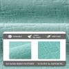 AMOAMI-Bath Mat-Absorbent Quick Dry Bathroom Floor Mats-Washable Rubber Backing Bath Mats for Bathroom Rugs Fit Under Door-Bath Rug for in Front of Sink Bathtub Shower Room, Lake 17''x24'' view 3