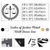Metal Wall Decor, Scales of Justice Metal Wall Art, Scales of Justice Metal Decor, Scales of Justice Wall Decor, Law Office Wall Art, Law School, Lawyer Gift, Gift for Her or Him (Black, 39"x 37"| 100x96cm) view 4
