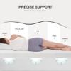 Dyonery 4 Inch Gel Memory Foam Full Mattress Topper with Removable Cover, CertiPUR-US Certified, Cooling Sleep, Pressure Relief, 54"75"4" view 3