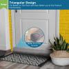 Triangular Under Door Draft Stopper 32 inch Heavy Duty Door Draft Blocker Bottom Door Seal Noise Air Door Guard for Doors and Windows, Gray view 2