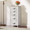 YITAHOME 5 Drawers Dresser - Fabric Dresser, Organizer Unit for Living Room, Closets(Pink) view 3