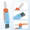 3 Pcs 3 in 1 Cup Lid Cleaning Brush Crevice Cleaning Brush for Bottle Gap 3 in 1 Cleaning Brushes for Tight Spaces Multifunctional Portable Cup Lid Cleaner Home Kitchen Cleaning Tools (Green Blue Red) view 4
