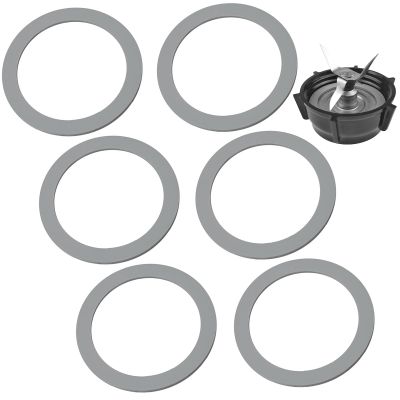 6 pcs Blender Gasket for Oster,Rubber Gaskets Sealing O-Ring,Blender Gasket Replacement Parts, Compatible with Osterizer and Oster Blender Replacement Parts