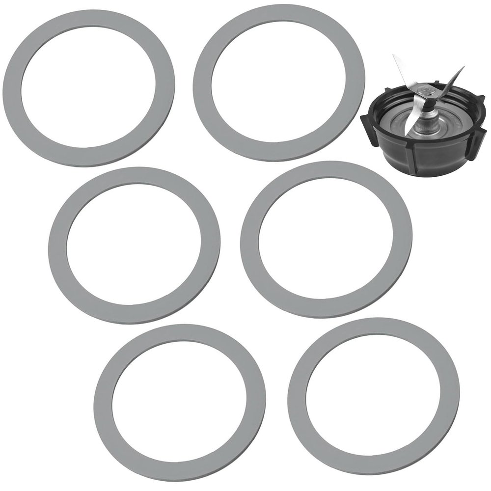 6 pcs Blender Gasket for Oster,Rubber Gaskets Sealing O-Ring,Blender Gasket Replacement Parts, Compatible with Osterizer and Oster Blender Replacement Parts