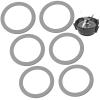 6 pcs Blender Gasket for Oster,Rubber Gaskets Sealing O-Ring,Blender Gasket Replacement Parts, Compatible with Osterizer and Oster Blender Replacement Parts view 1