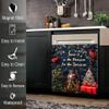 RTHDG Jesus Christmas Dishwasher Magnet Decor Cover Vinyl Decal, Christmas Berry Decoration Magnetic Dishwasher Sticker, Candy Canes Fridge Magnet Decals Sheet (Magnetic 23" x 26") view 2