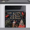RTHDG Jesus Christmas Dishwasher Magnet Decor Cover Vinyl Decal, Christmas Berry Decoration Magnetic Dishwasher Sticker, Candy Canes Fridge Magnet Decals Sheet (Magnetic 23" x 26") view 4
