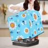 Maiyoinou Cocktail Maker Machine Dust Cover Compatible with Most Cocktail Makers Protective Colorful Cocktail Machine Accessories Size 15"13.8"14.2", Daisy Print view 4