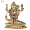 Exotic India 16 Karttikeya (Murugan) | Brass Statue | Handmade | Made in India view 3