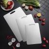 Wttfc Titanium Cutting Board, Stainless Steel Chopping Board Food Grade,Double Sided -Grade Titanium Cutting,for Meat Vegetables Fruit, Durability Ultimate Cutting Board,46cm*30cm view 2