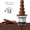 Commercial Chocolate Fountain Machine, Chocolate Fountains for Parties Weddings and Parties 4/5/6/7Tier Chocolate Fountain Machine for Melts Cheese, Candy(4th floor) view 4