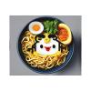 DRTGEDS Breathable Lightweight Flannel Egg Cup Noodle Ramen Blanket Plush Cozy Throw Blanket (60x50 Inch) Versatile Blanket on Halloween Day view 2