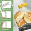 Bread Bag Clips Reusable,Snack Bread Wrapper Sealing Clip to Keep Bread Fresh, Bread Ties Bag Closures Closer Cinchers,Squeeze and Lock Bread Clips for Food Storage (8Pcs Yellow) view 4