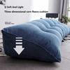 BWCXR Triangular Headboard Cushion Wedge Cushion Lumbar Support Cushion Bed Reading Pillow, with Pocket Removable Cover for Home Bedrooms and Lounges (Purple,39.3in) view 2