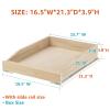 MODCART Pull Out Cabinet Drawer 16 W x 21 D, Soft Close Pull Out Cabinet Organizer, Pull Out Shelves Requires at Least 17 Cabinet Opening, Bottom Assembly view 3