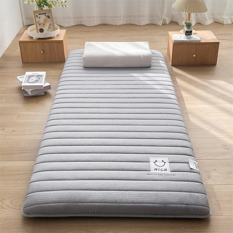 Foldable Japanese futon Mattress, Portable Student Dormitory Sleeping pad, Full Size Camping mat, Guest Sleeping pad, Suitable for, Reclining Chair, Sofa