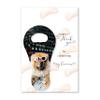 20 Set of Custom Photo Pet Party Favors for Guests, Dog Birthday Favors, Dog Photo Magnet Bottle Opener and Thank You Card, Pawty Birthday (Tennis Racket) view 1