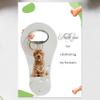20 Set of Custom Photo Pet Party Favors for Guests, Dog Birthday Favors, Dog Photo Magnet Bottle Opener and Thank You Card, Pawty Birthday (Tennis Racket) view 2
