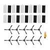 YUGHKBN 10 Filters & 10 Side Brushes Compatible for Lefant M201 T700 M520 M571 M501B M301 Robot Vacuum Cleaner Replacement Accessories Kit view 1