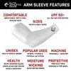 Elite Athletic Gear Ice Cream Compression Arm Sleeves - Youth & Adult Sizes - 13 Color Options - Sports & Fitness - Sold Individually (Maroon, Youth) view 3