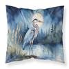 Caroline's Treasures Blue Heron Under The Moonlight Standard Pillowcase Lightweight Super Soft Easy Care Decorative Artwork Pillowcase, Standard view 1