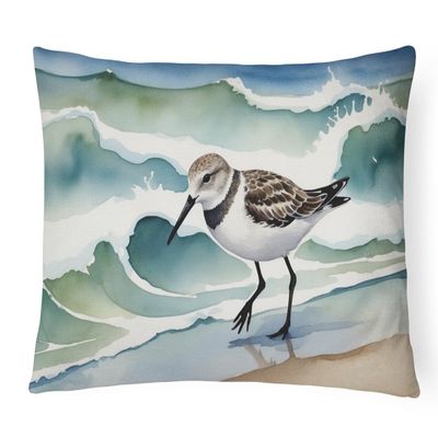 Caroline's Treasures Coastal Birds Decorative Throw Pillow, 12Hx16W, Sanderling 7525