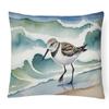 Caroline's Treasures Coastal Birds Decorative Throw Pillow, 12Hx16W, Sanderling 7525 view 1