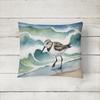 Caroline's Treasures Coastal Birds Decorative Throw Pillow, 12Hx16W, Sanderling 7525 view 2