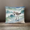 Caroline's Treasures Coastal Birds Decorative Throw Pillow, 12Hx16W, Sanderling 7525 view 4