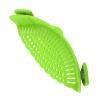 Snap N Strain Pot Strainer, Dense Filter Holes Silicone Clip On Strainer for Vegetables for Pots (Kitchen Gadget) view 1