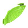 Snap N Strain Pot Strainer, Dense Filter Holes Silicone Clip On Strainer for Vegetables for Pots (Kitchen Gadget) view 3
