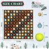 100 Pcs Mini Christmas Ball Ornaments Set, 1.18'' Blue Copper and Gold Small Shatterproof Xmas Tree Ornament Hanging Ball Bulk Decorations for Holiday Party, Wreath, Garland, Winter Decor view 4