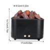 Indoor Fireplace 3D Atomized Fireplace, Simulated Charcoal Lamp, Home Simple Bedroom Flame Intelligent Decorative Humidifier(Black) view 2