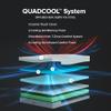 Zinus 12 Inch QUADCOOL Memory Foam Mattress, Queen, Cool to Touch Soft Knit Cover, Cooling Gel Infusion, CertiPUR US Certified view 2