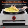 JYXYXSCP Commercial Pancake Maker, 40cm Stainless Steel Gas Pancake Maker for Pancakes, Biscuits, Eggs, Tortillas view 4