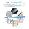 30pcs Simulation Lollipop DIY Ornaments with Exquisite Design Resin Charms Accessories Gummy Charms Scrapbooking Resin Flatbacks Sweet Candy Charms Craft Polymer Clay Lucky Bag/722 view 3