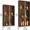 Bathroom wall cabinet storage,sod wood bathroom wall cabinet over toilet,medicine cabinets for bathroom organizer,kitchen wall cabinet with glass doors for bathroom, bedroom, kitchen,B,60*14*75cm/ view 2
