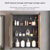 Bathroom wall cabinet storage,sod wood bathroom wall cabinet over toilet,medicine cabinets for bathroom organizer,kitchen wall cabinet with glass doors for bathroom, bedroom, kitchen,B,60*14*75cm/ view 4