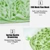 XVFCH Washcloth Loofah Combo,Loofah Washcloth,2 in 1 Loofah,The Loofah Soft Bath Sponge,Leeffa 2 in 1 Bath Ball Towel Loofah Sponge with Drawstring,Loufee Shower Set for Men Women (Green) view 4