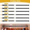 Closet Rod, 17 to 75 Inch Adjustable Closet Rod for Rugged Durability,1.3 Inch Diameter Heavy Duty Closet Rods for Hanging Clothes,Premium Metal Black Closet Poles for Wardrobes view 4