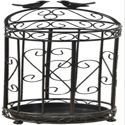 ntumLeap Umbrella Holder Organizer Indoor Home Office RetroRound Umbrellas Holder with Removable Drip Tray, Organizer for Canes/Walking Sticks/Hiking Poles