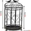 ntumLeap Umbrella Holder Organizer Indoor Home Office RetroRound Umbrellas Holder with Removable Drip Tray, Organizer for Canes/Walking Sticks/Hiking Poles view 2