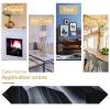 Black Marble Table Runner for Home Kitchen Dining Table Decoration Tablecloth Farmhouse Table Cloth Table Cover for Kitchen Dining Room Living Room 78.7x12.9 Inch view 3