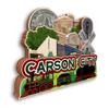 Carson City Nevada USA 3D Fridge Magnet Wooden City Travel Souvenir Refrigerator Stickers Home Kitchen whiteboard Decor view 2