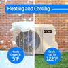 ACiQ 21 SEER2 Essentials 24000 BTU Comfortable Mini Split AC/Heating System, 2 Ton White Wall Mount Ductless Heat Pump AC Unit, with 16ft Installation Kit | WiFi Control, 208/230V, R454B view 4