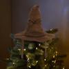 Hallmark Christmas Tree Topper, Hogwarts Sorting Hat Tree Topper, Harry Potter Decoration, Hogwarts School of Witchcraft and Wizardry, Brown view 2